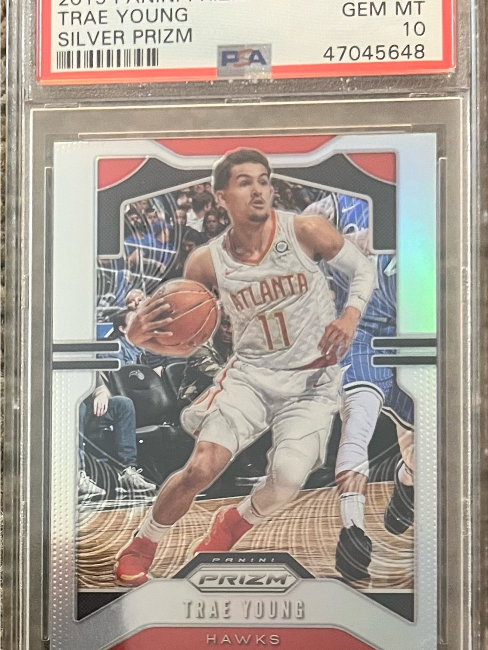 2019 Panini Prizm Silver Trae Young PSA 10 2nd Year Card